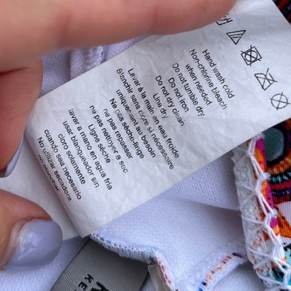 Kenneth Cole Casablanca Off The Shoulder High Neck One Piece Swimsuit Small - Picture 10 of 12